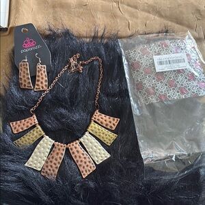 Paparazzi Gold and Cream Necklace Collection